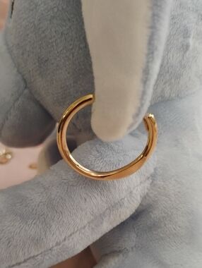 Classic Open Gold Hoop Earring - Women's Jewelry